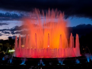 Barcelone autrement - Fontaine Montjuic - librevoyageur