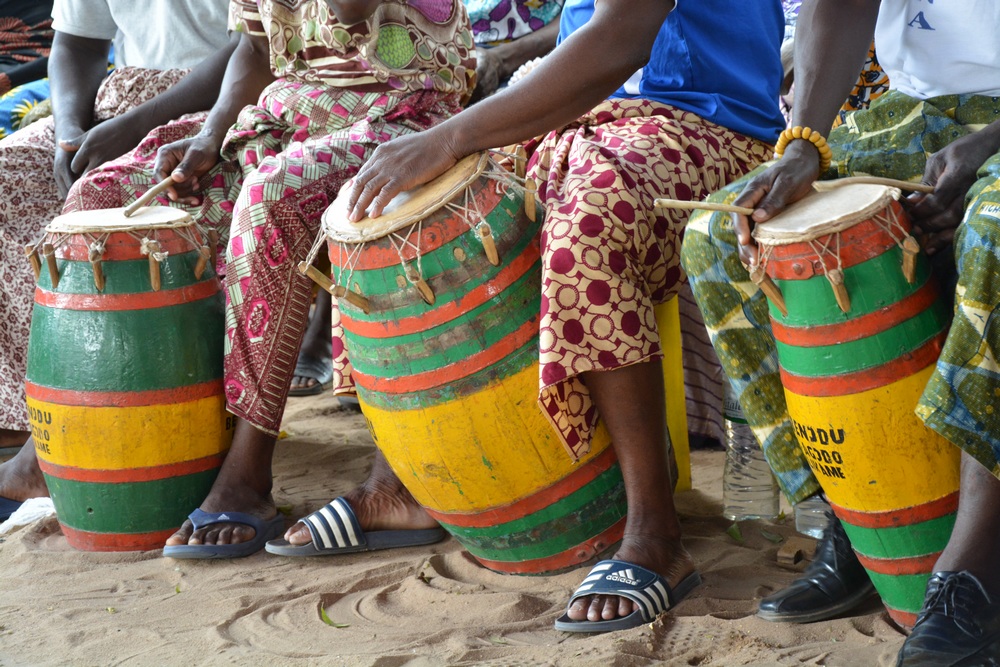 percussions tamtam ewe Togo