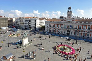 Que faire a madrid - visiter madrid - place puerta del sol - librevoyageur