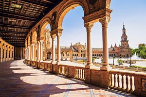 visiter seville - place d'Espagne