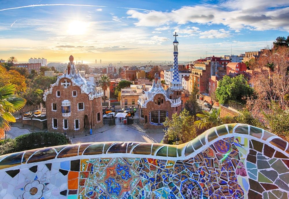 visiter le parc Güell - Pavillon