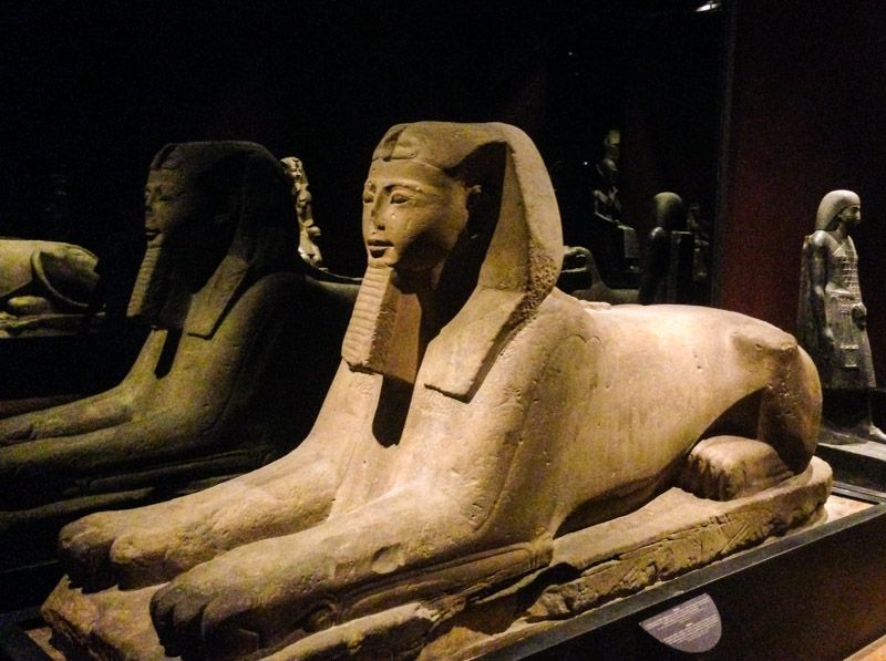 visite musée égyptien de Turin - Sphynx amenhotep III - librevoyageur