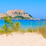 Calvi vue plage et citadelle